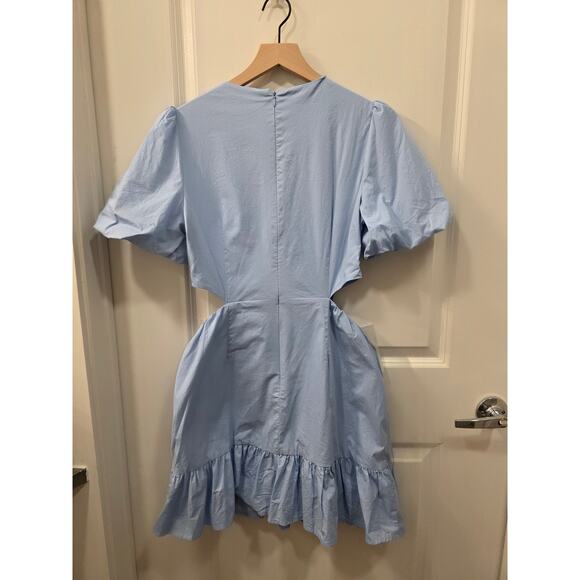 WAYF Puff Sleeve Side Cutout Mini Dress - Picture 3 of 7